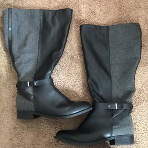 Torrid plus size long boots shoes size 12